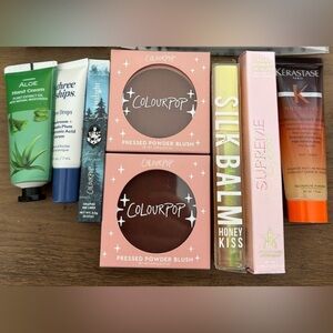 NEW Makeup and Beauty Bundle (Colourpop, Huda, Kerastase +)